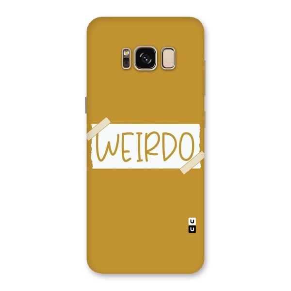 Simple Weirdo Back Case for Galaxy S8