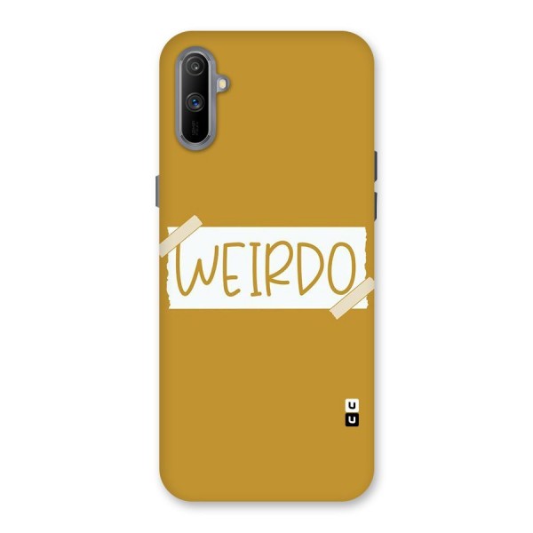 Simple Weirdo Back Case for Realme C3