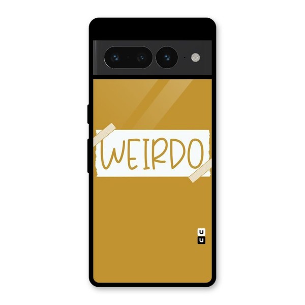 Simple Weirdo Glass Back Case for Google Pixel 7 Pro