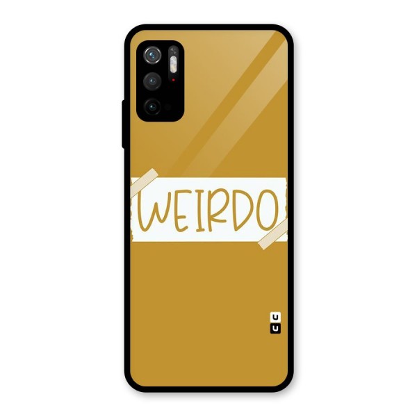 Simple Weirdo Glass Back Case for Poco M3 Pro 5G