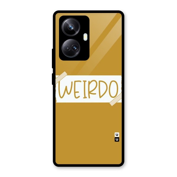 Simple Weirdo Glass Back Case for Realme 10 Pro Plus