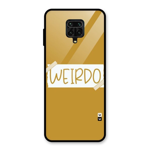 Simple Weirdo Glass Back Case for Redmi Note 10 Lite