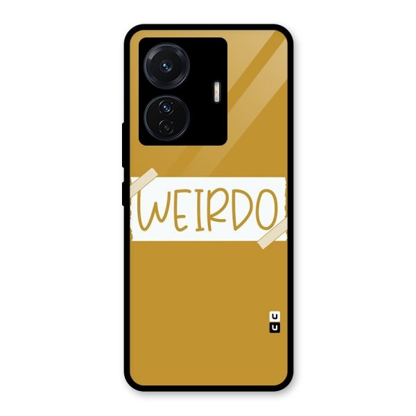 Simple Weirdo Glass Back Case for Vivo T1 Pro