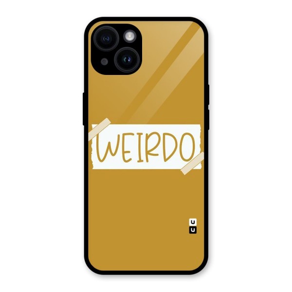 Simple Weirdo Glass Back Case for iPhone 14