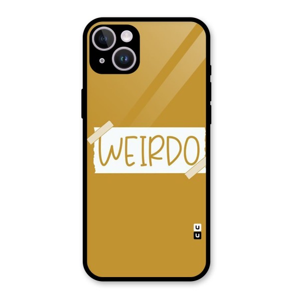 Simple Weirdo Glass Back Case for iPhone 14 Plus