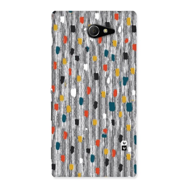 Single Paint Pattern Back Case for Sony Xperia M2