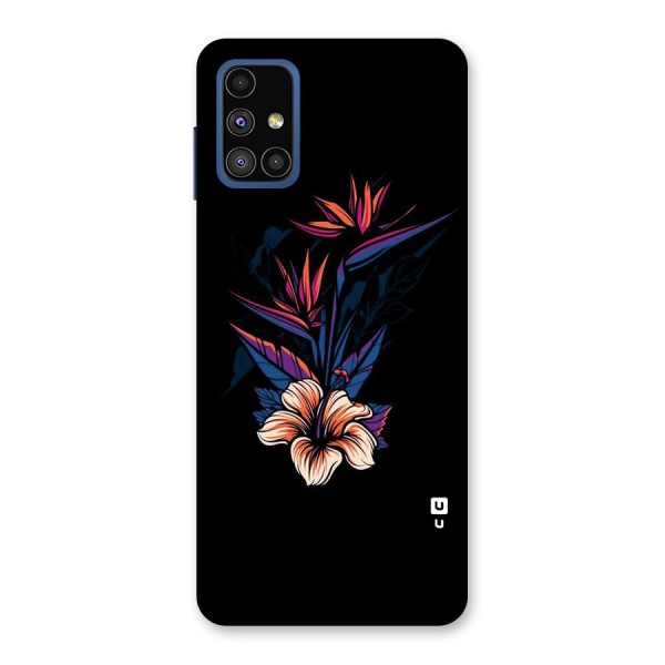 Single Painted Flower Back Case for Galaxy M51