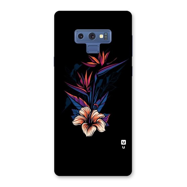 Single Painted Flower Back Case for Galaxy Note 9