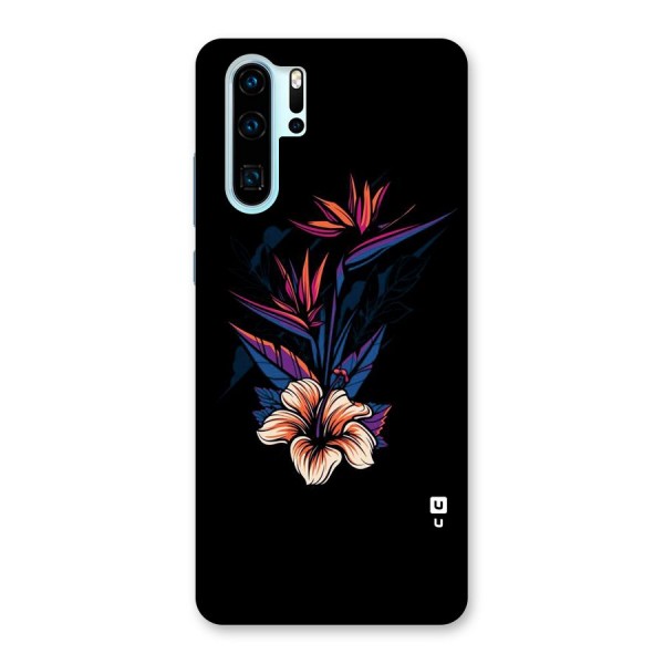 Single Painted Flower Back Case for Huawei P30 Pro