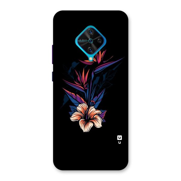 Single Painted Flower Back Case for Vivo S1 Pro