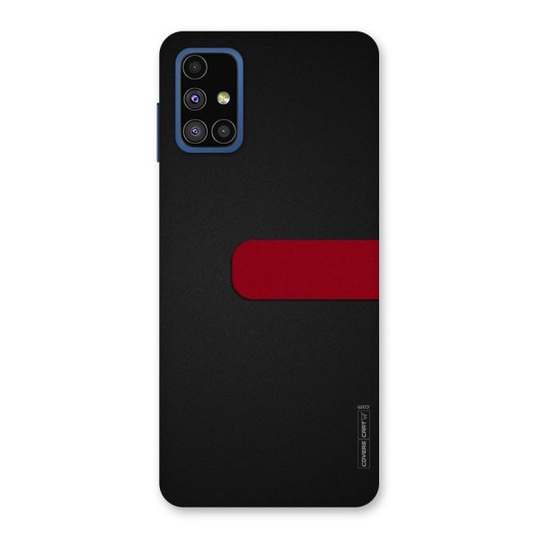 Single Red Stripe Back Case for Galaxy M51