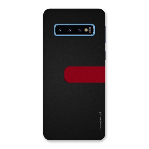 Single Red Stripe Back Case for Galaxy S10