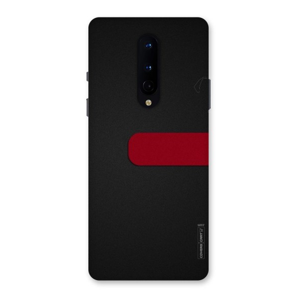 Single Red Stripe Back Case for OnePlus 8