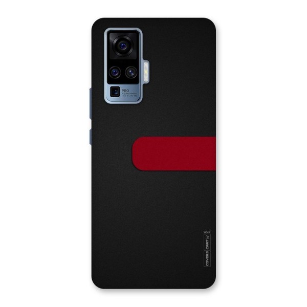 Single Red Stripe Back Case for Vivo X50 Pro