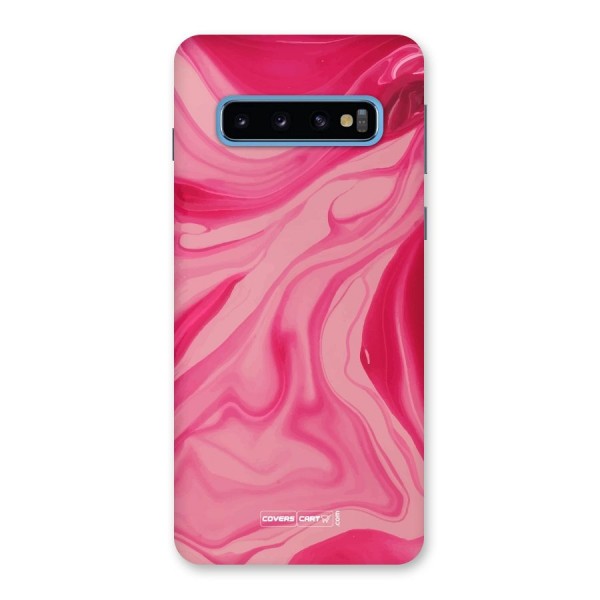 Sizzling Pink Marble Texture Back Case for Galaxy S10