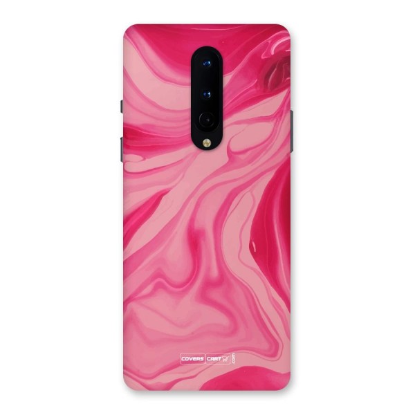 Sizzling Pink Marble Texture Back Case for OnePlus 8