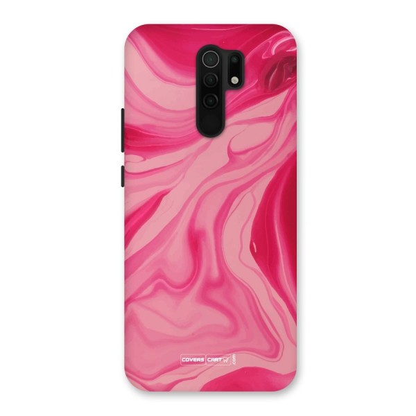 Sizzling Pink Marble Texture Back Case for Poco M2