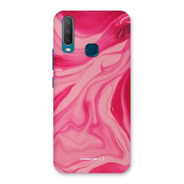Sizzling Pink Marble Texture Back Case for Vivo Y12