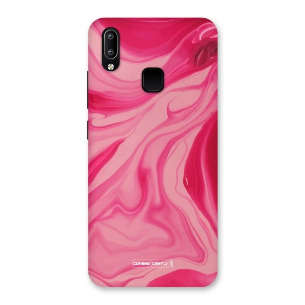 Sizzling Pink Marble Texture Back Case for Vivo Y93