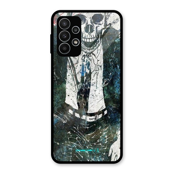 Skeleton in a Suit Glass Back Case for Galaxy A23