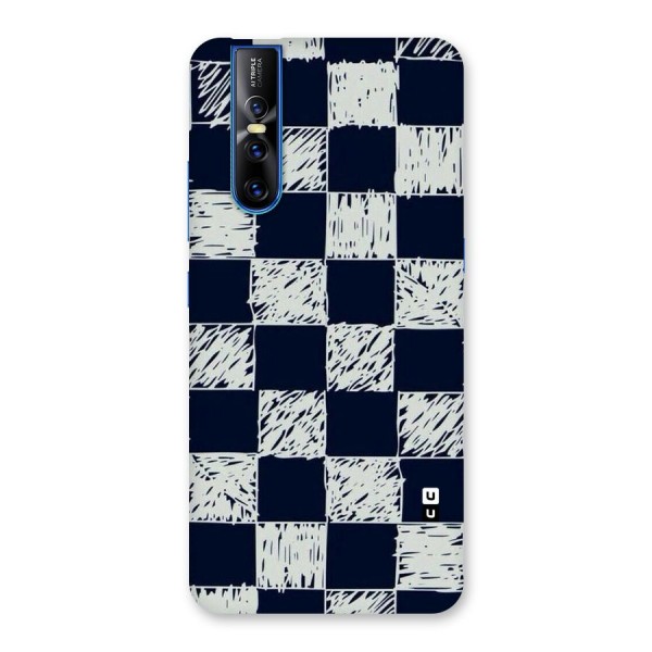 Sketchy Check Design Back Case for Vivo V15 Pro