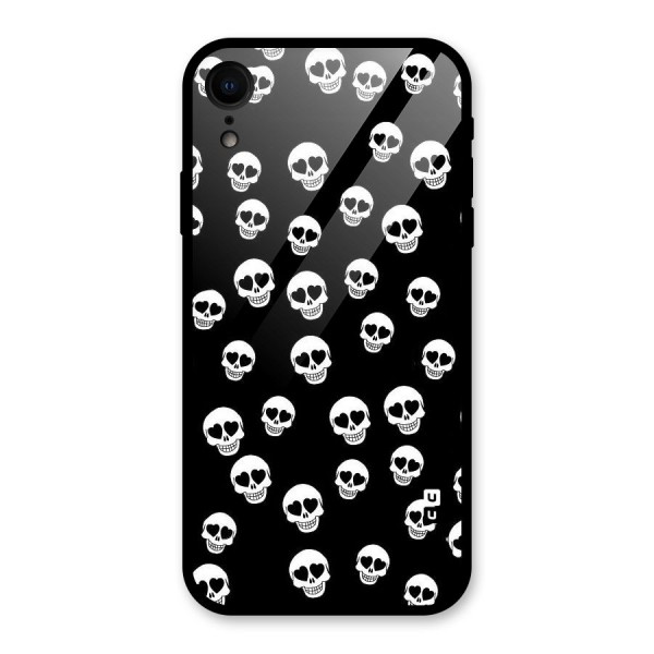 Skull Heart Glass Back Case for XR