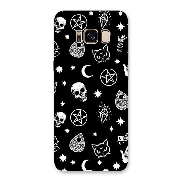 Skull Moon Design Back Case for Galaxy S8