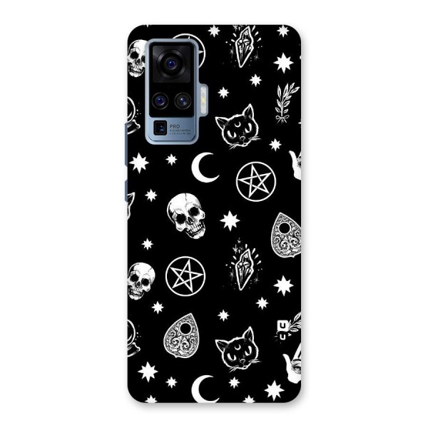 Skull Moon Design Back Case for Vivo X50 Pro