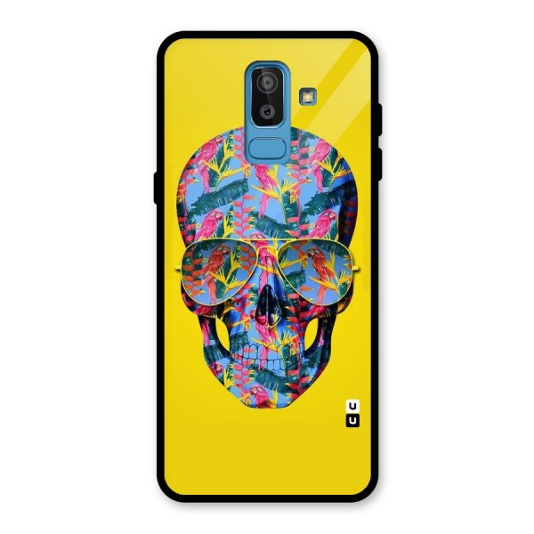 Skull Swag Glass Back Case for Galaxy J8