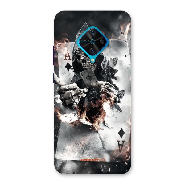 Skull with an Ace Back Case for Vivo S1 Pro