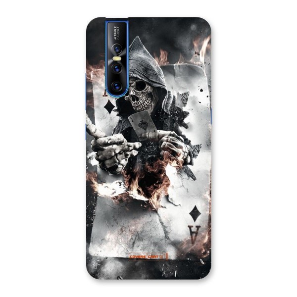 Skull with an Ace Back Case for Vivo V15 Pro