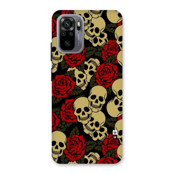 Skulled Roses Back Case for Redmi Note 10