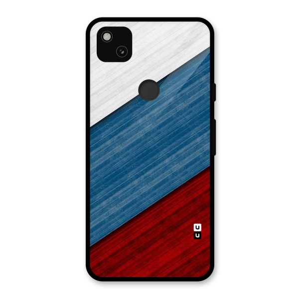 Slant Beautiful Stripe Glass Back Case for Google Pixel 4a