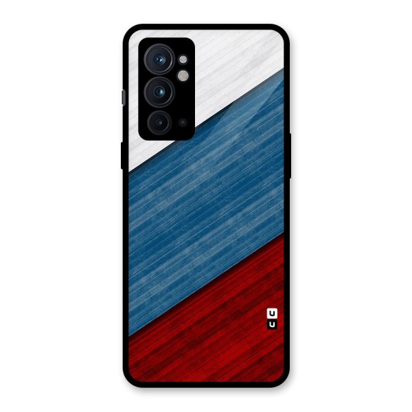 Slant Beautiful Stripe Glass Back Case for OnePlus 9RT 5G