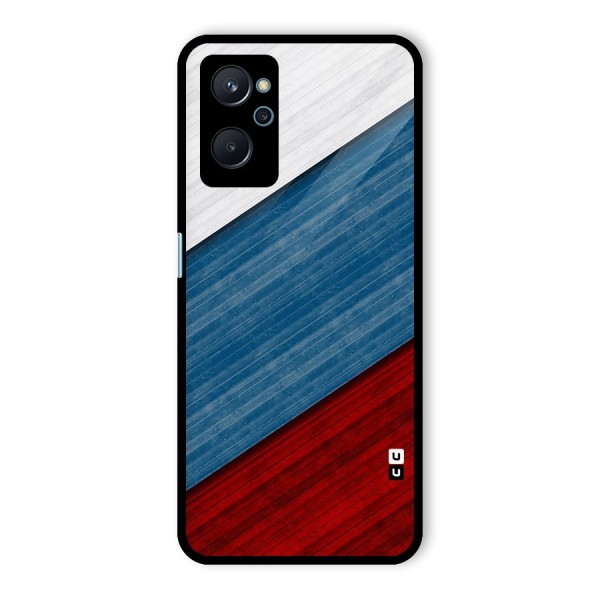 Slant Beautiful Stripe Glass Back Case for Realme 9i