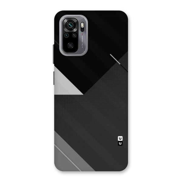 Slant Grey Back Case for Redmi Note 10