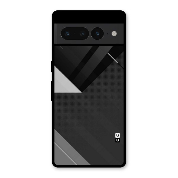 Slant Grey Glass Back Case for Google Pixel 7 Pro