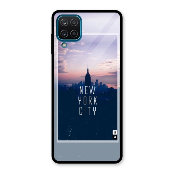 Sleepless City Glass Back Case for Galaxy A12