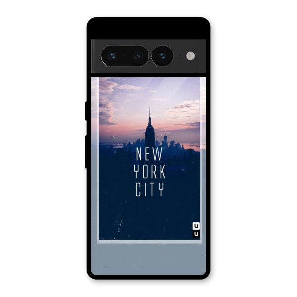 Sleepless City Glass Back Case for Google Pixel 7 Pro