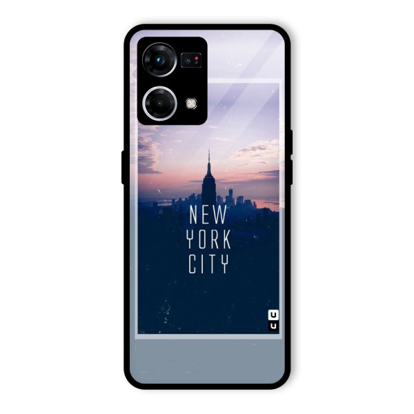 Sleepless City Glass Back Case for Oppo F21s Pro 4G