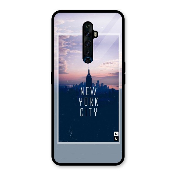 Sleepless City Glass Back Case for Oppo Reno2 Z