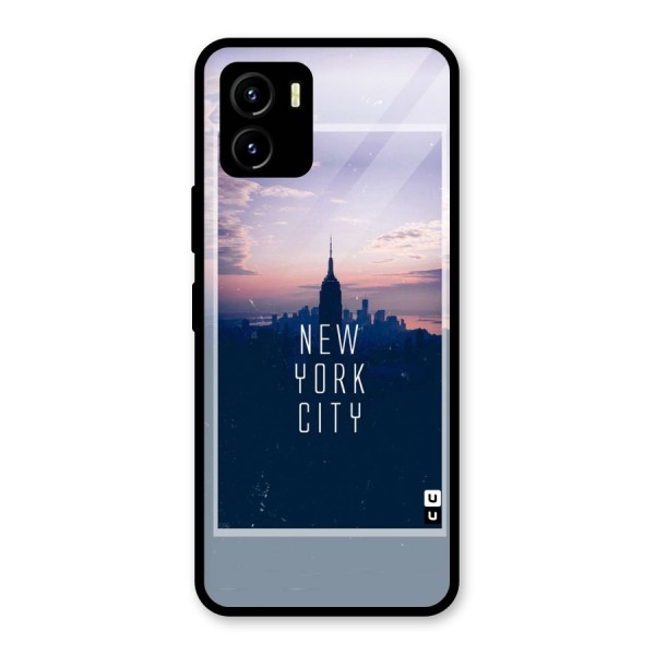 Sleepless City Glass Back Case for Vivo Y15s