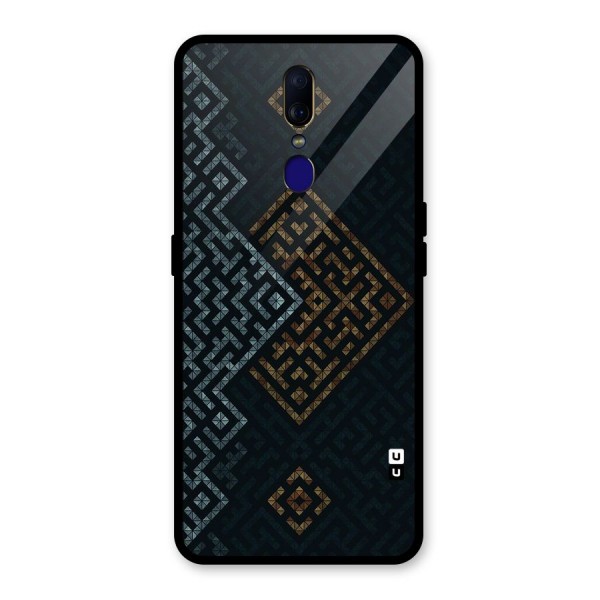 Smart Maze Glass Back Case for Oppo F11