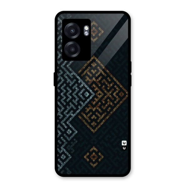 Smart Maze Glass Back Case for Oppo K10 (5G)