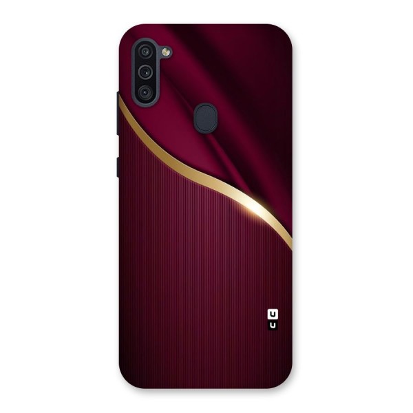 Smooth Maroon Back Case for Galaxy M11