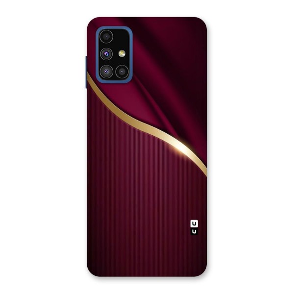 Smooth Maroon Back Case for Galaxy M51