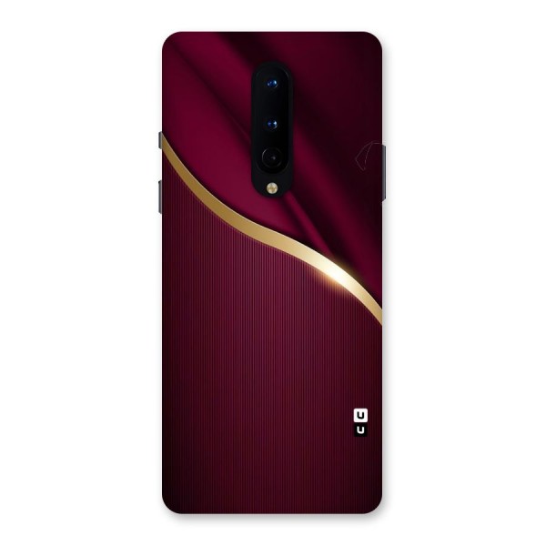 Smooth Maroon Back Case for OnePlus 8