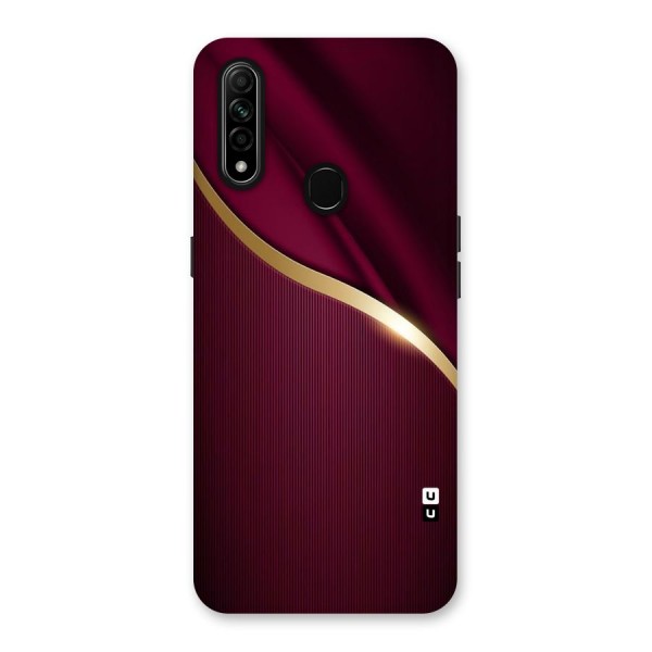 Smooth Maroon Back Case for Oppo A31