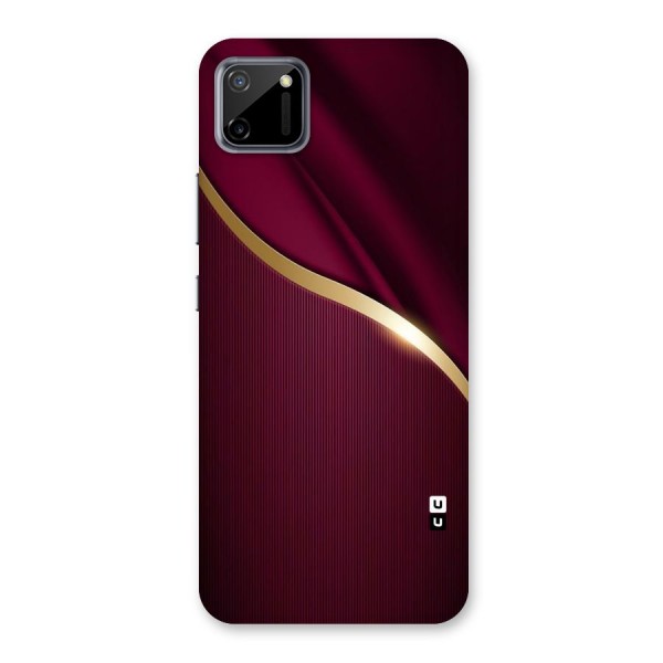 Smooth Maroon Back Case for Realme C11