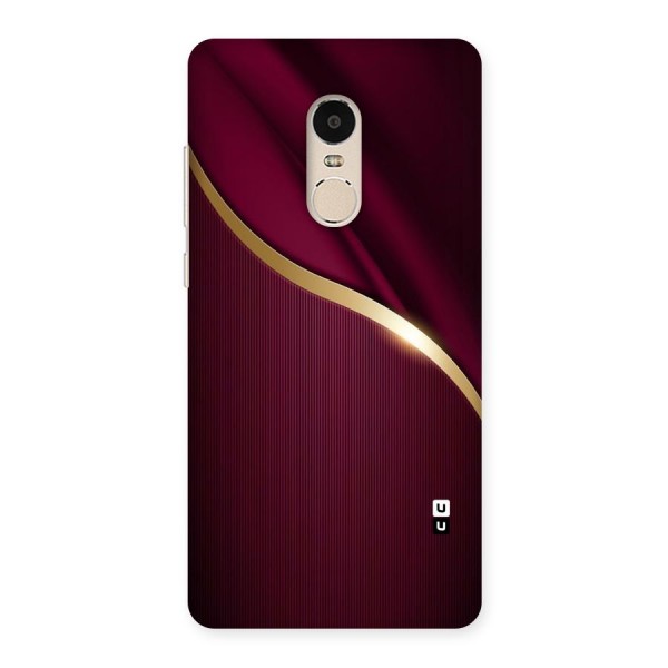 Smooth Maroon Back Case for Xiaomi Redmi Note 4